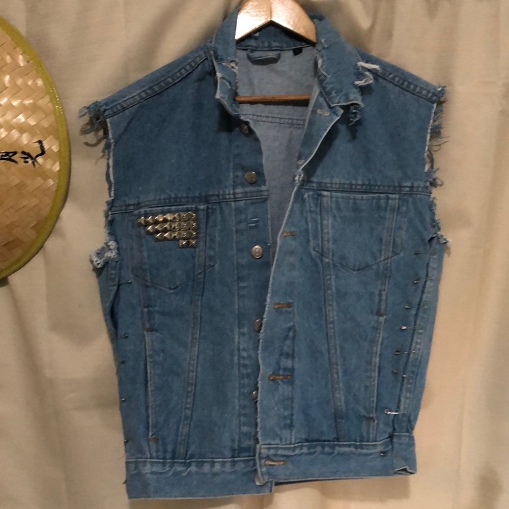 Vintage Oversized unisex Jean Vest